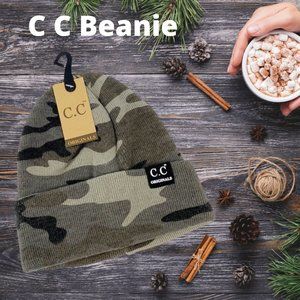 Unisex Camouflage Short Beanie